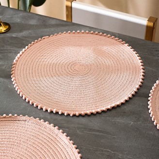 Soft and Thick Braided Placemat 