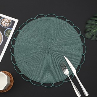 Chic Flower Braided Placemat