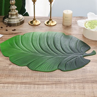 Creative EVA Tropical Rainforest Leaves Placemat 