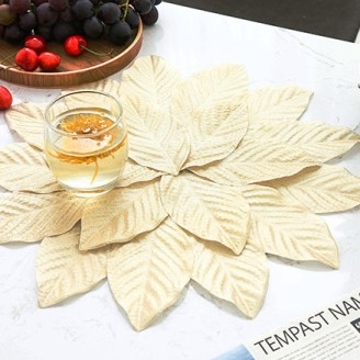 Chic Designed Leaves Placemat