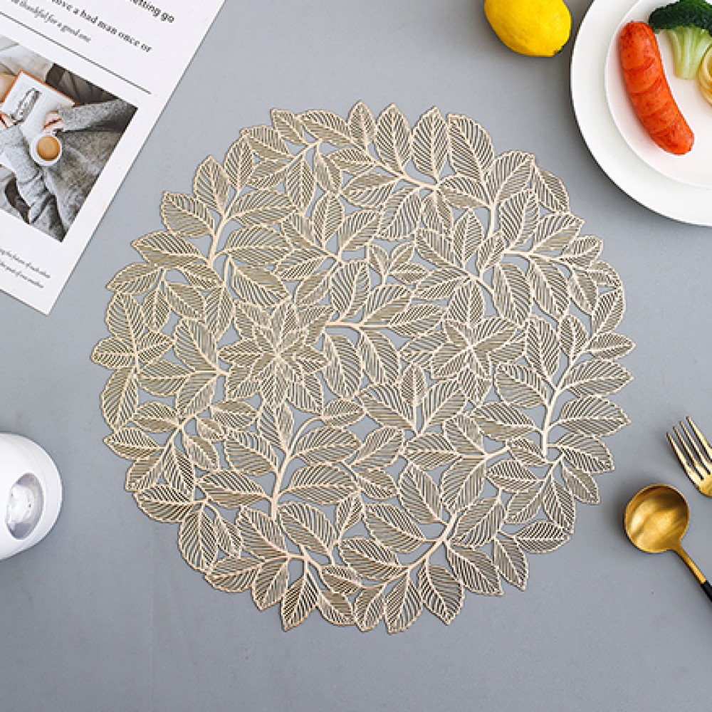 Gold Leaves Placemat 