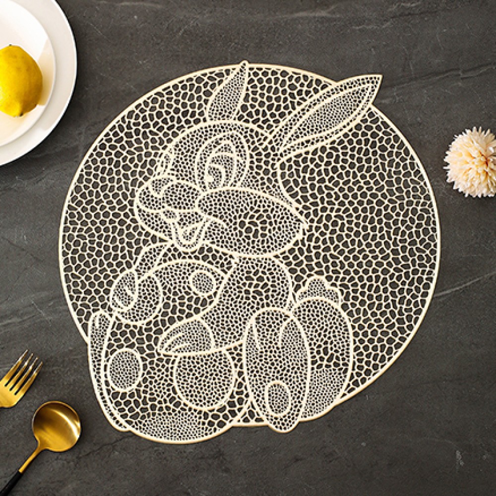 Cute Rabbit Placemat for Easter