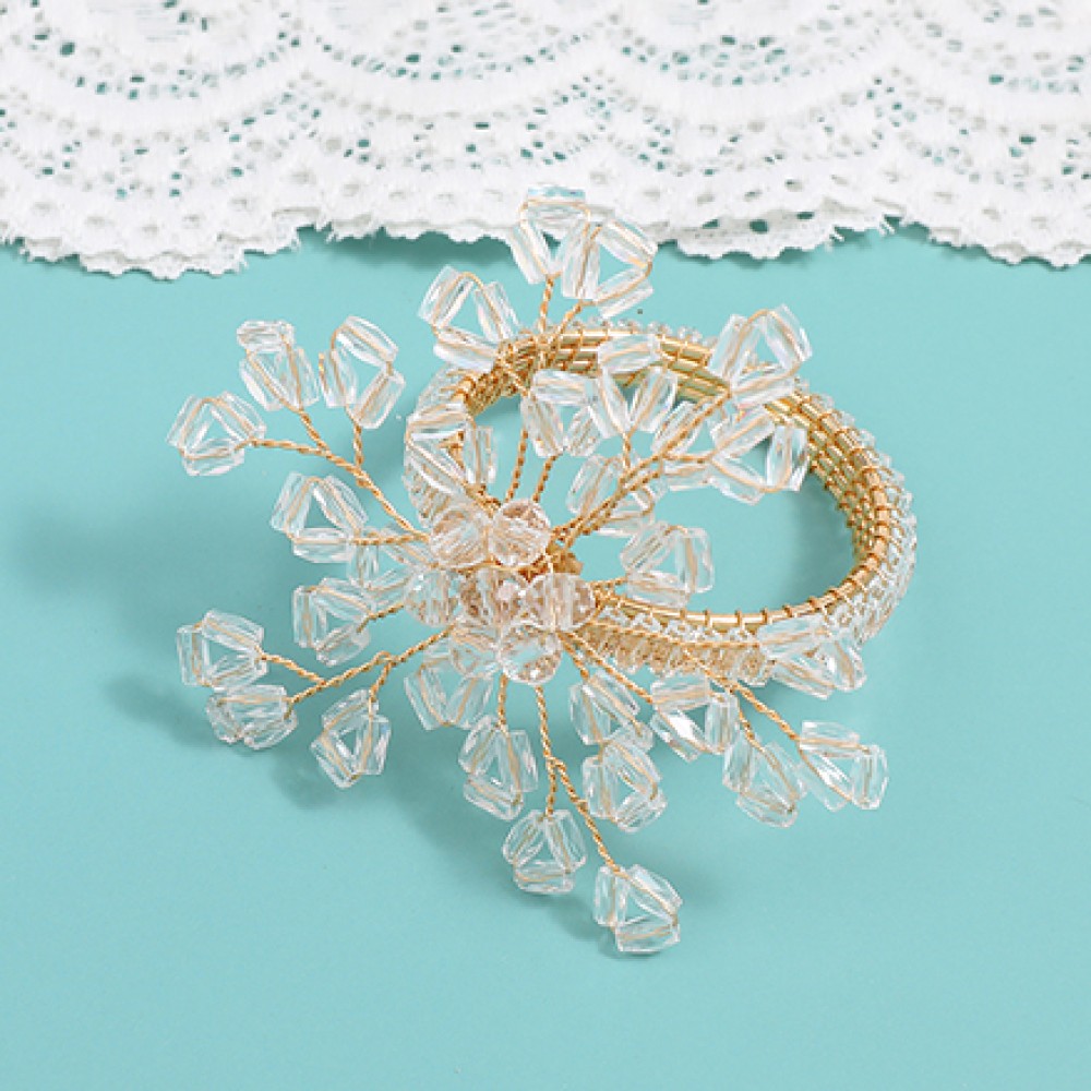 Transparent Beads Napkin Ring