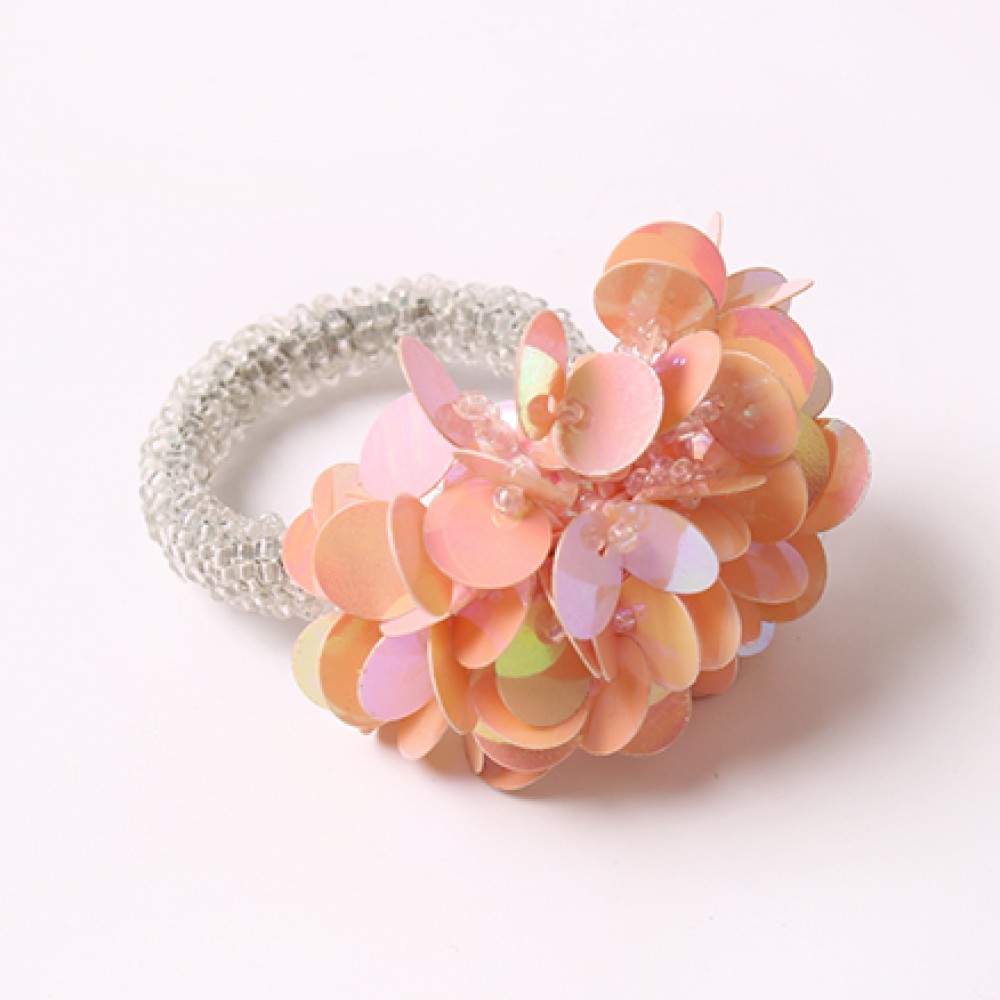 Chic Beads Flower Napkin Ring