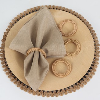 Country Style Wood Napkin Ring