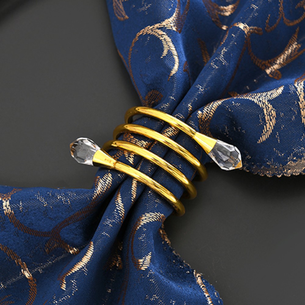 Chic Spiral Metal Napkin Ring