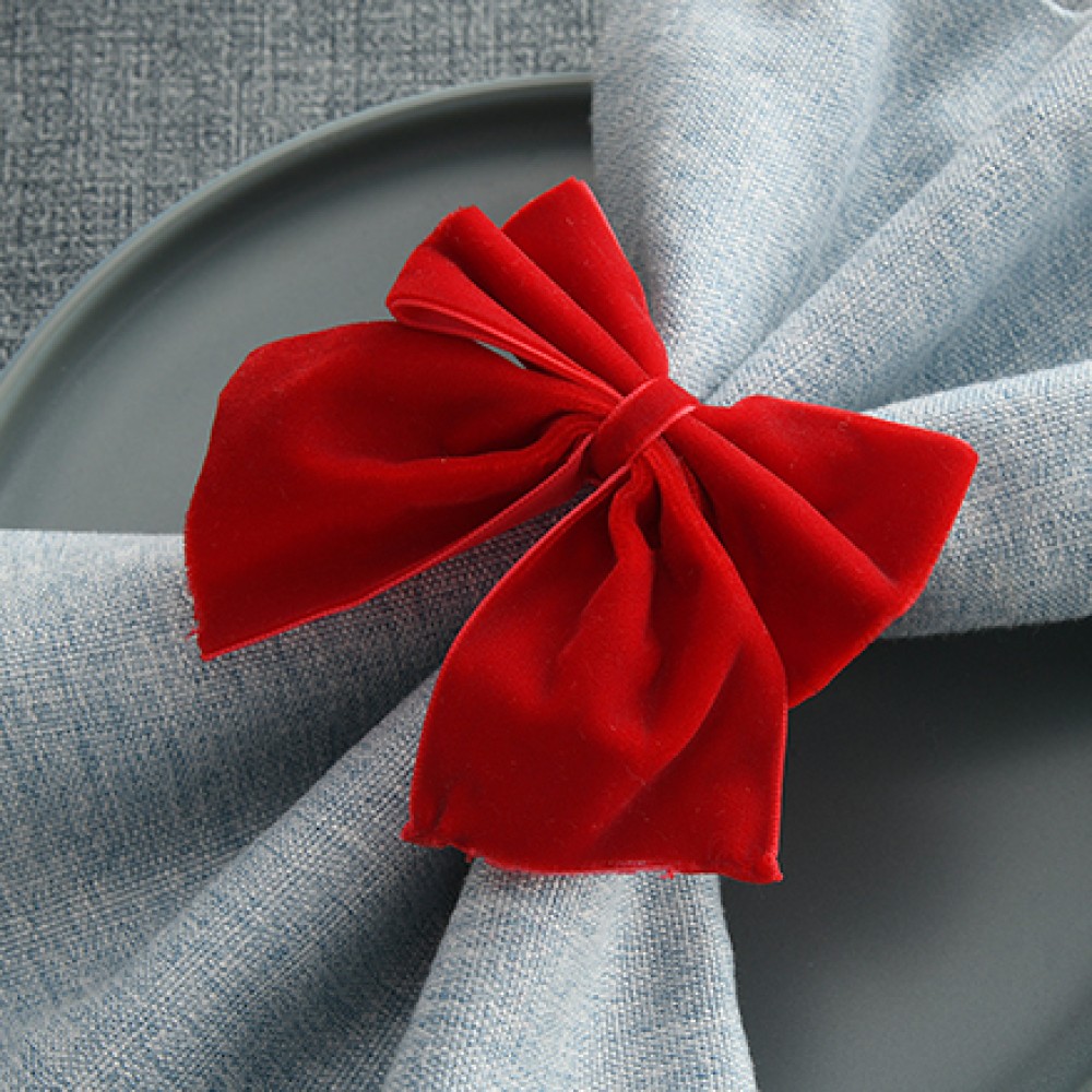 Handmade Bowknot Napkin Ring for Party Wedding