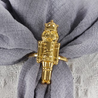 Gold "King" Metal Napkin Ring