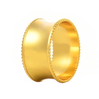 Gold Zinc Alloy Napkin Ring