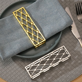 Rectangular Grid Napkin Ring