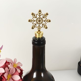 Snowflake Wine Stopper For Christmas