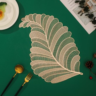 PVC Placemats Heat Resistant Non-Slip Place mats for Dining Table